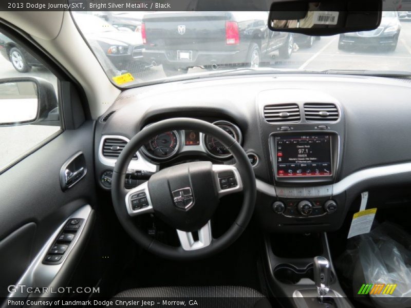 Bright Silver Metallic / Black 2013 Dodge Journey SXT