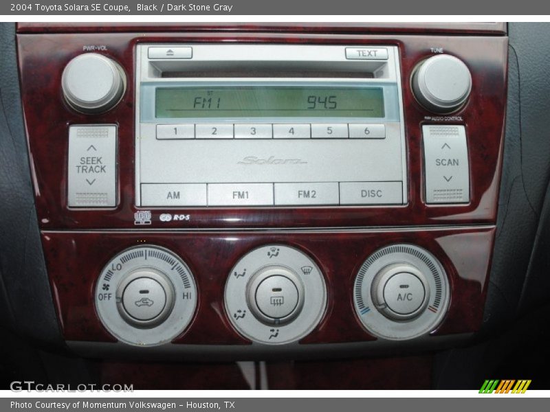 Black / Dark Stone Gray 2004 Toyota Solara SE Coupe