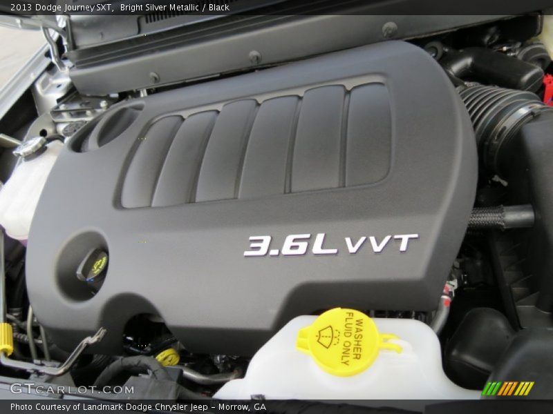 Bright Silver Metallic / Black 2013 Dodge Journey SXT