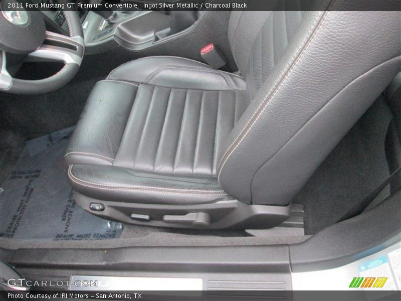 Ingot Silver Metallic / Charcoal Black 2011 Ford Mustang GT Premium Convertible