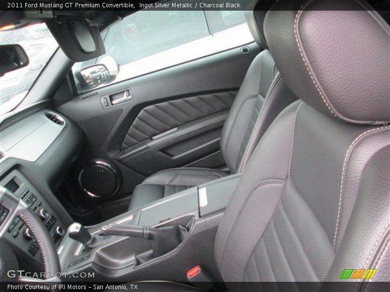 Ingot Silver Metallic / Charcoal Black 2011 Ford Mustang GT Premium Convertible