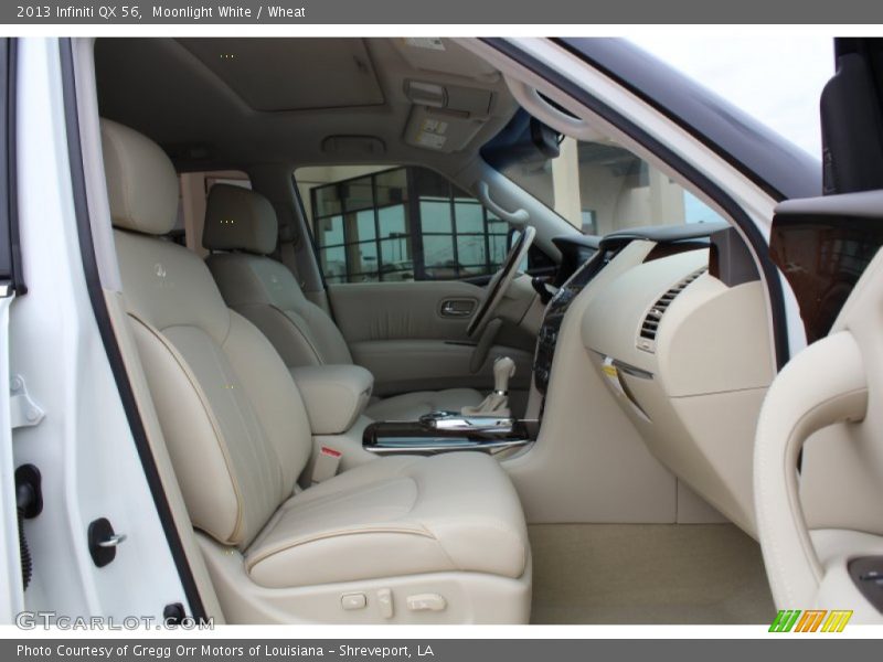 Front Seat of 2013 QX 56