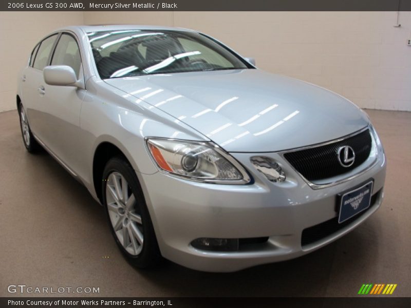 Mercury Silver Metallic / Black 2006 Lexus GS 300 AWD