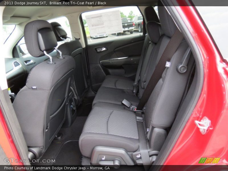 Brilliant Red Tri-Coat Pearl / Black 2013 Dodge Journey SXT