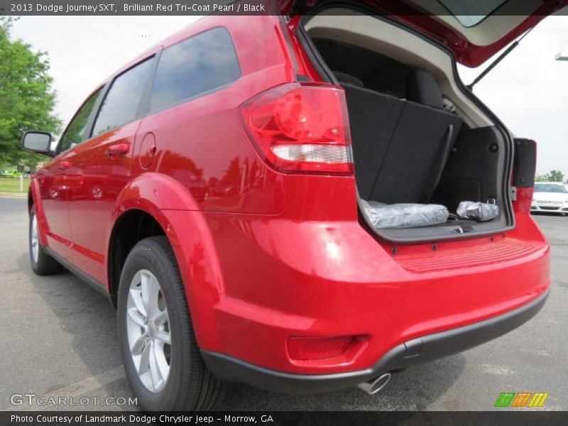 Brilliant Red Tri-Coat Pearl / Black 2013 Dodge Journey SXT