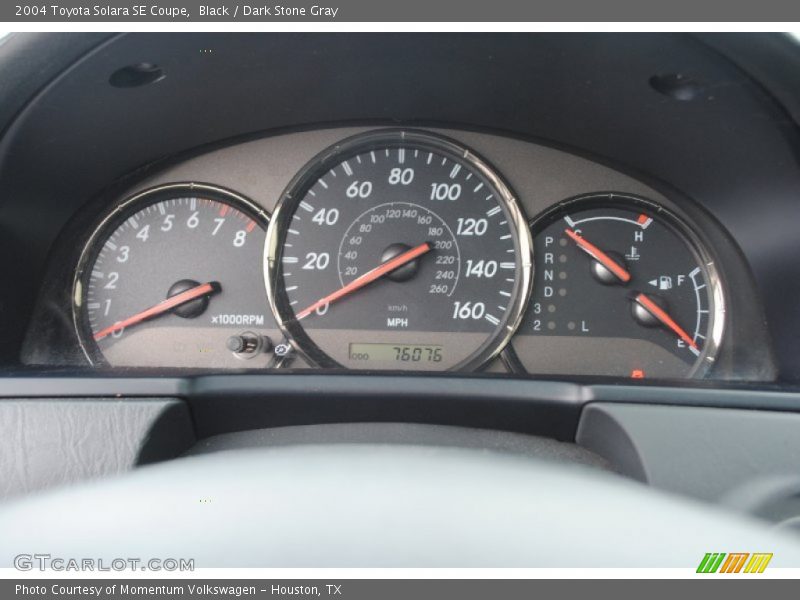 Black / Dark Stone Gray 2004 Toyota Solara SE Coupe