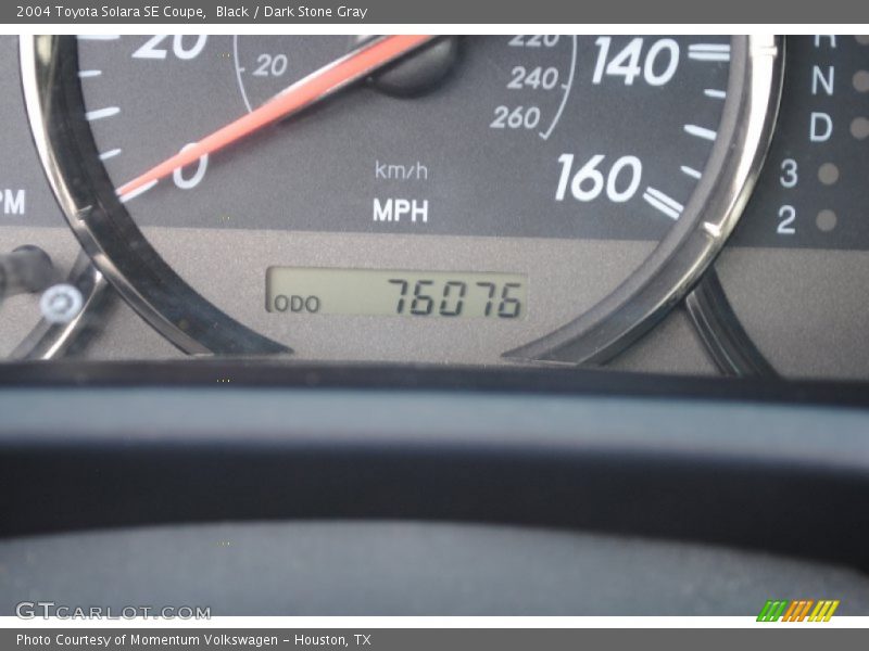 Black / Dark Stone Gray 2004 Toyota Solara SE Coupe