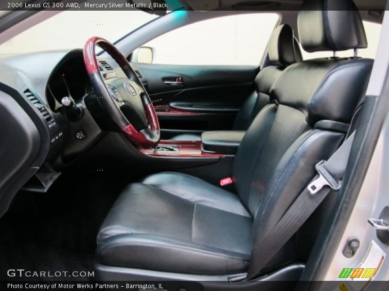 Mercury Silver Metallic / Black 2006 Lexus GS 300 AWD