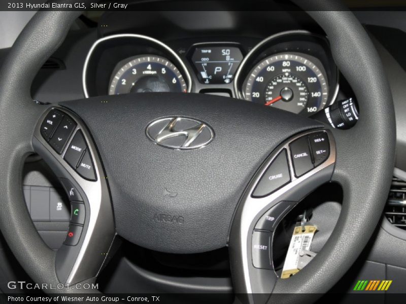 Silver / Gray 2013 Hyundai Elantra GLS