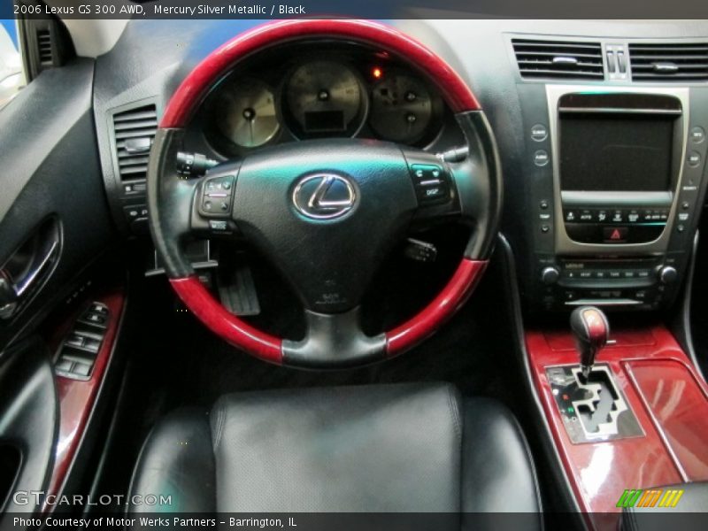 Mercury Silver Metallic / Black 2006 Lexus GS 300 AWD
