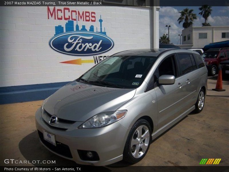 True Silver Metallic / Black 2007 Mazda MAZDA5 Touring