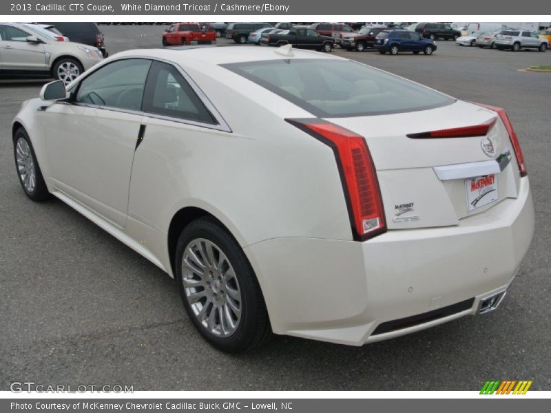 White Diamond Tricoat / Cashmere/Ebony 2013 Cadillac CTS Coupe