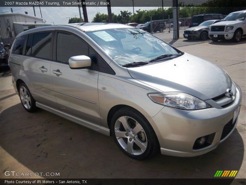 True Silver Metallic / Black 2007 Mazda MAZDA5 Touring