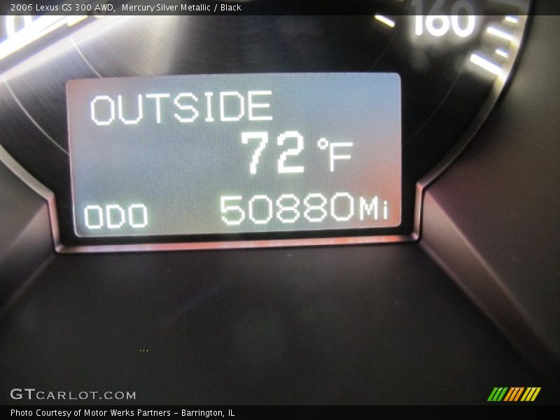 Mercury Silver Metallic / Black 2006 Lexus GS 300 AWD