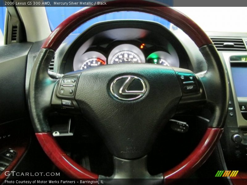 Mercury Silver Metallic / Black 2006 Lexus GS 300 AWD