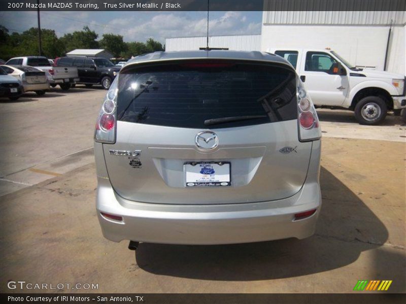 True Silver Metallic / Black 2007 Mazda MAZDA5 Touring