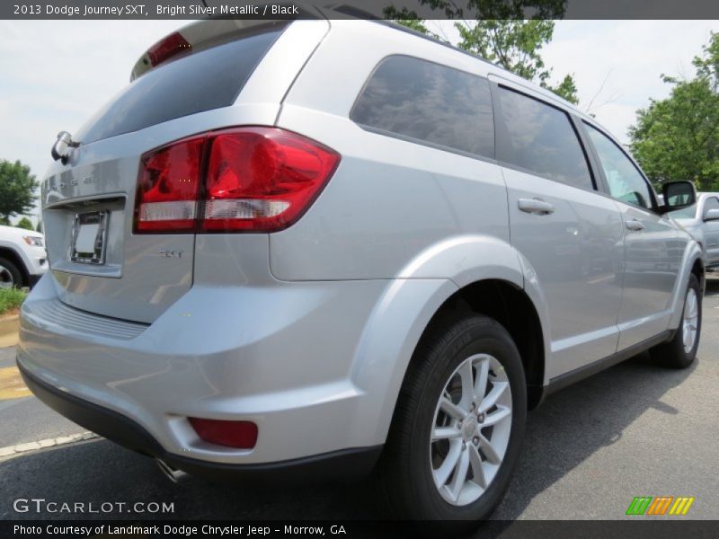 Bright Silver Metallic / Black 2013 Dodge Journey SXT