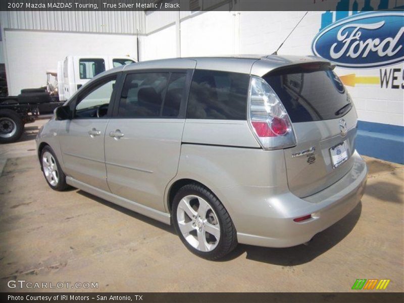 True Silver Metallic / Black 2007 Mazda MAZDA5 Touring