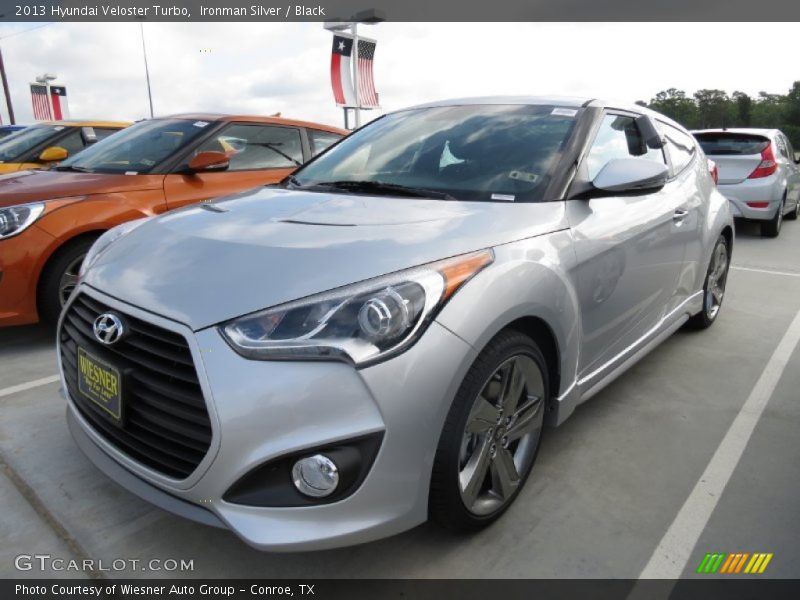 Ironman Silver / Black 2013 Hyundai Veloster Turbo