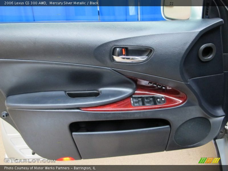 Mercury Silver Metallic / Black 2006 Lexus GS 300 AWD