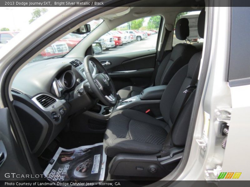 Bright Silver Metallic / Black 2013 Dodge Journey SXT