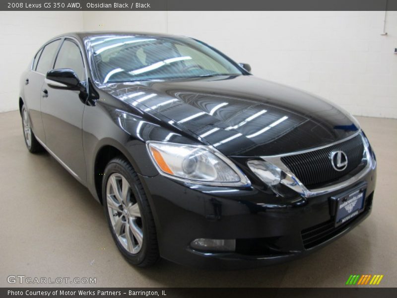 Obsidian Black / Black 2008 Lexus GS 350 AWD