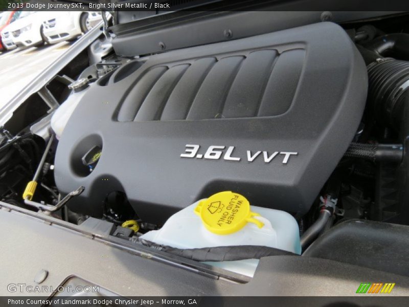 Bright Silver Metallic / Black 2013 Dodge Journey SXT