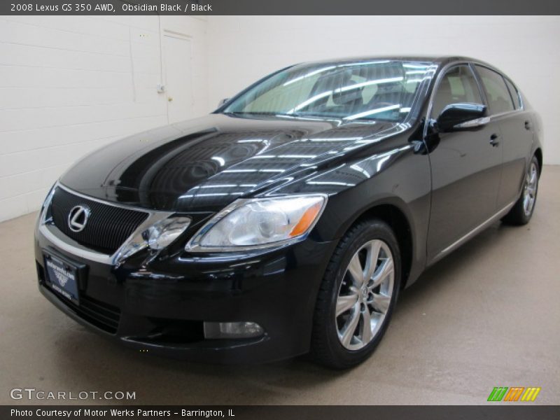 Obsidian Black / Black 2008 Lexus GS 350 AWD