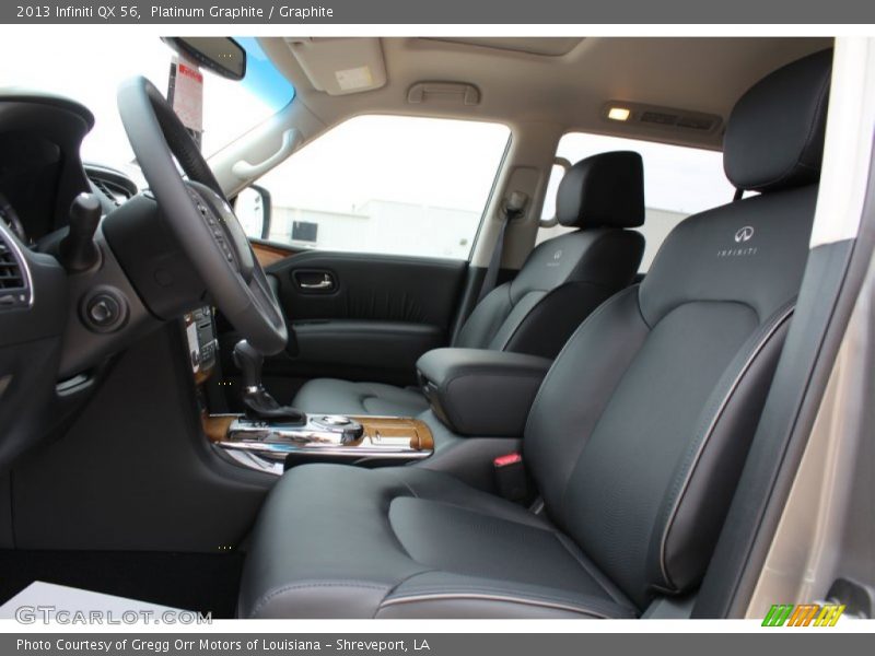  2013 QX 56 Graphite Interior