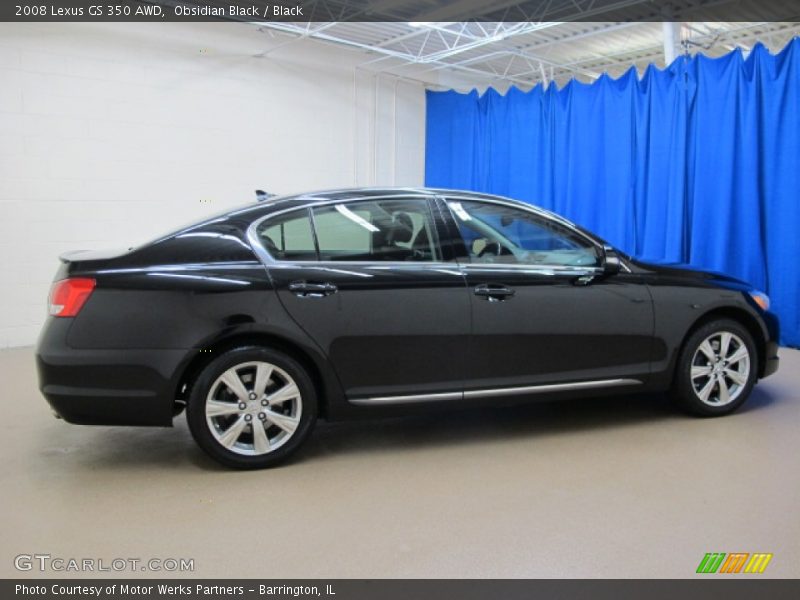 Obsidian Black / Black 2008 Lexus GS 350 AWD