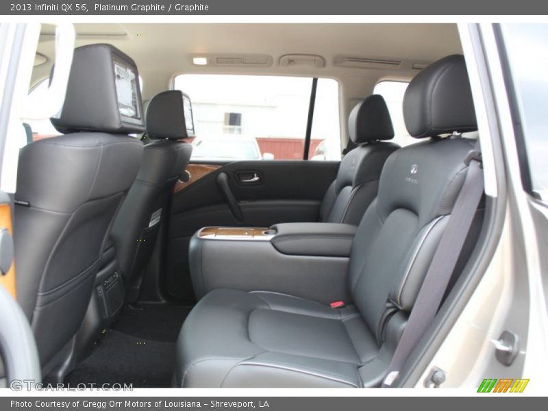 Rear Seat of 2013 QX 56