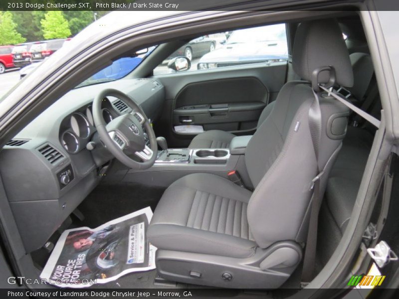 Pitch Black / Dark Slate Gray 2013 Dodge Challenger SXT
