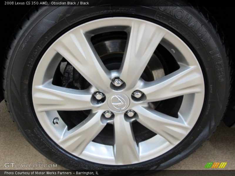 Obsidian Black / Black 2008 Lexus GS 350 AWD