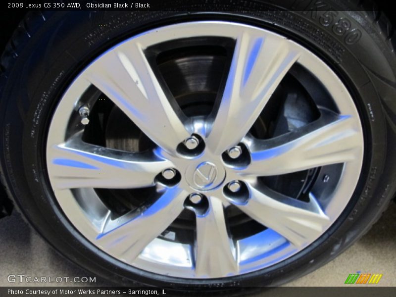 Obsidian Black / Black 2008 Lexus GS 350 AWD