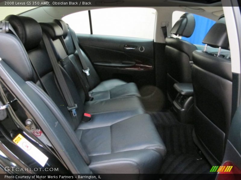 Obsidian Black / Black 2008 Lexus GS 350 AWD