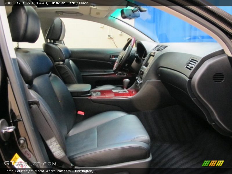 Obsidian Black / Black 2008 Lexus GS 350 AWD
