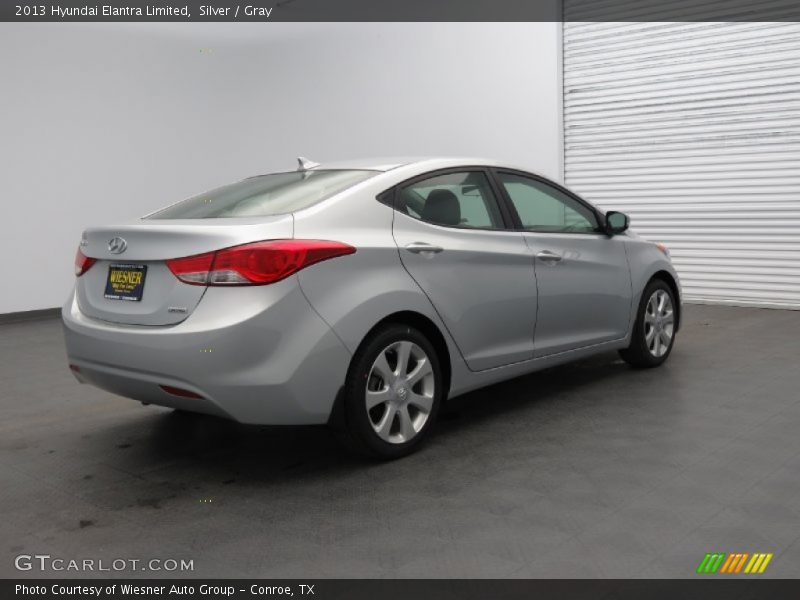 Silver / Gray 2013 Hyundai Elantra Limited