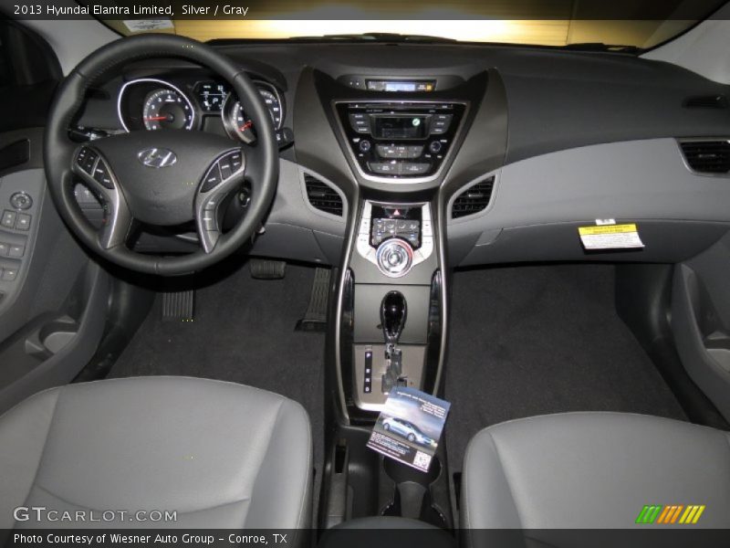 Silver / Gray 2013 Hyundai Elantra Limited