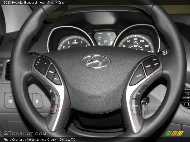 Silver / Gray 2013 Hyundai Elantra Limited