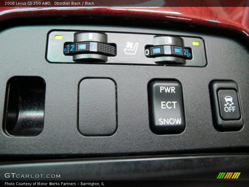 Obsidian Black / Black 2008 Lexus GS 350 AWD