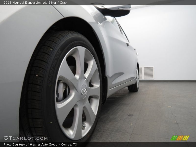 Silver / Gray 2013 Hyundai Elantra Limited
