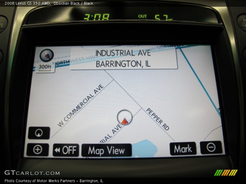 Obsidian Black / Black 2008 Lexus GS 350 AWD