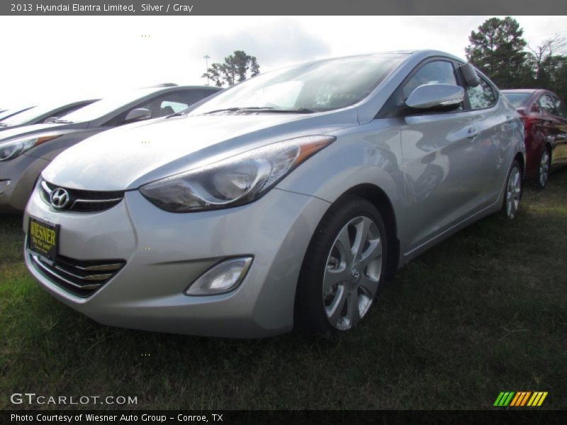 Silver / Gray 2013 Hyundai Elantra Limited