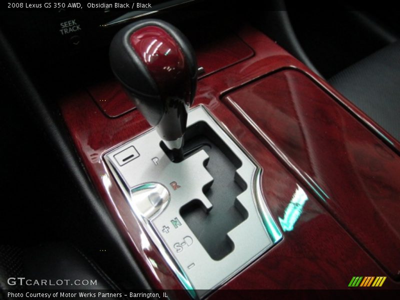 Obsidian Black / Black 2008 Lexus GS 350 AWD