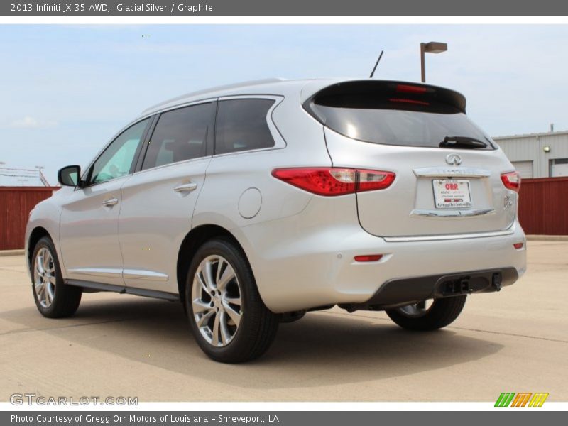 Glacial Silver / Graphite 2013 Infiniti JX 35 AWD
