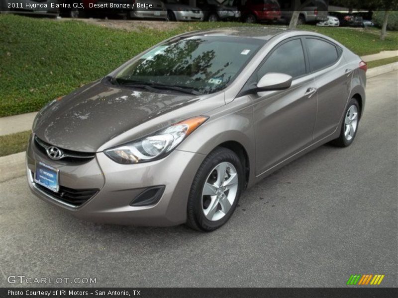 Desert Bronze / Beige 2011 Hyundai Elantra GLS