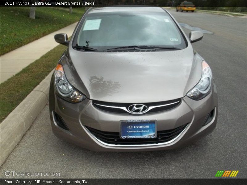 Desert Bronze / Beige 2011 Hyundai Elantra GLS