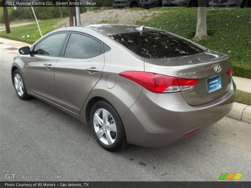 Desert Bronze / Beige 2011 Hyundai Elantra GLS