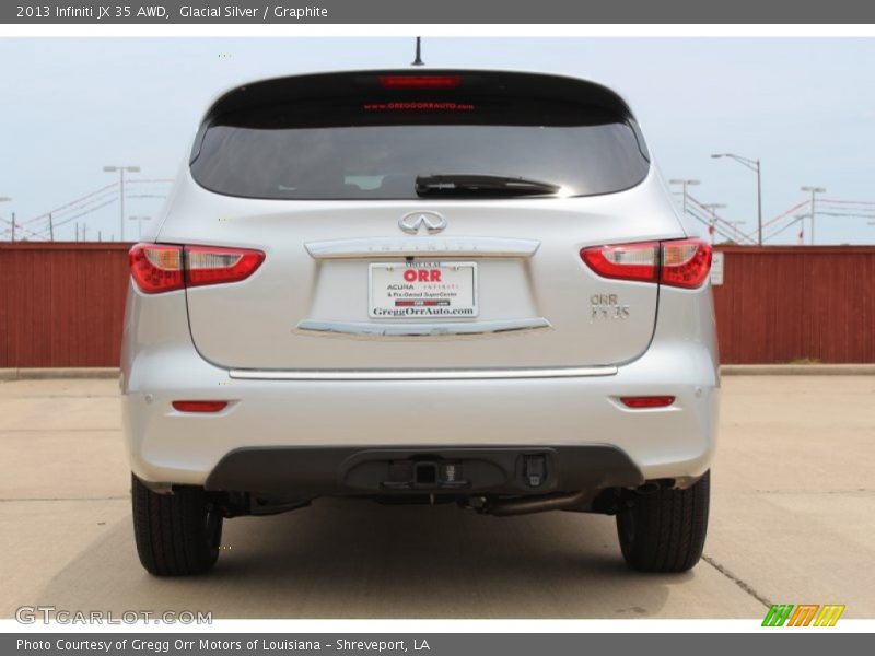 Glacial Silver / Graphite 2013 Infiniti JX 35 AWD