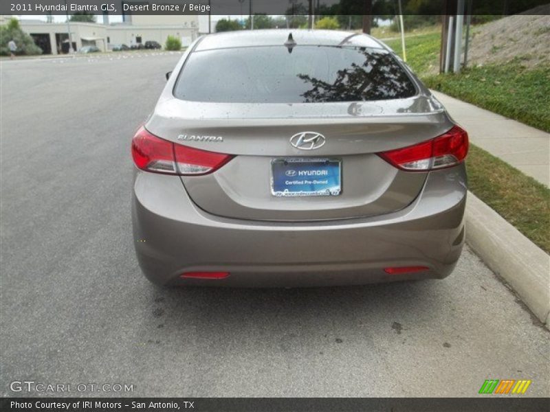 Desert Bronze / Beige 2011 Hyundai Elantra GLS